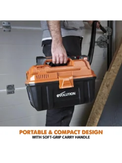 EVOLUTION R11VAC-Li 18V Li-Ion EXT Cordless Wet & Dry Vacuum Cleaner - Tool Only -Rust-Oleum || d-c-fix || Harris Sales VIH21 SQ6 0000000088 NO COLOR SLd4