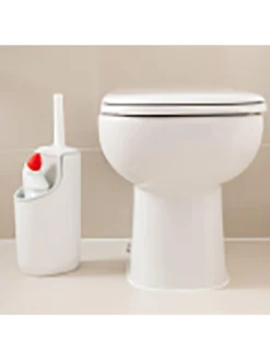 Addis Premium Closed Toilet Brush & Storage Holder -Rust-Oleum || d-c-fix || Harris Sales VIKBM SQ3 0000000013 WHITE SLd1