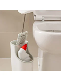 Addis Premium Closed Toilet Brush & Storage Holder -Rust-Oleum || d-c-fix || Harris Sales VIKBM SQ4 0000000013 WHITE SLd2