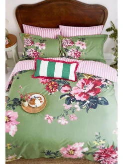 Joules Hydrangea Floral Duvet Cover Set