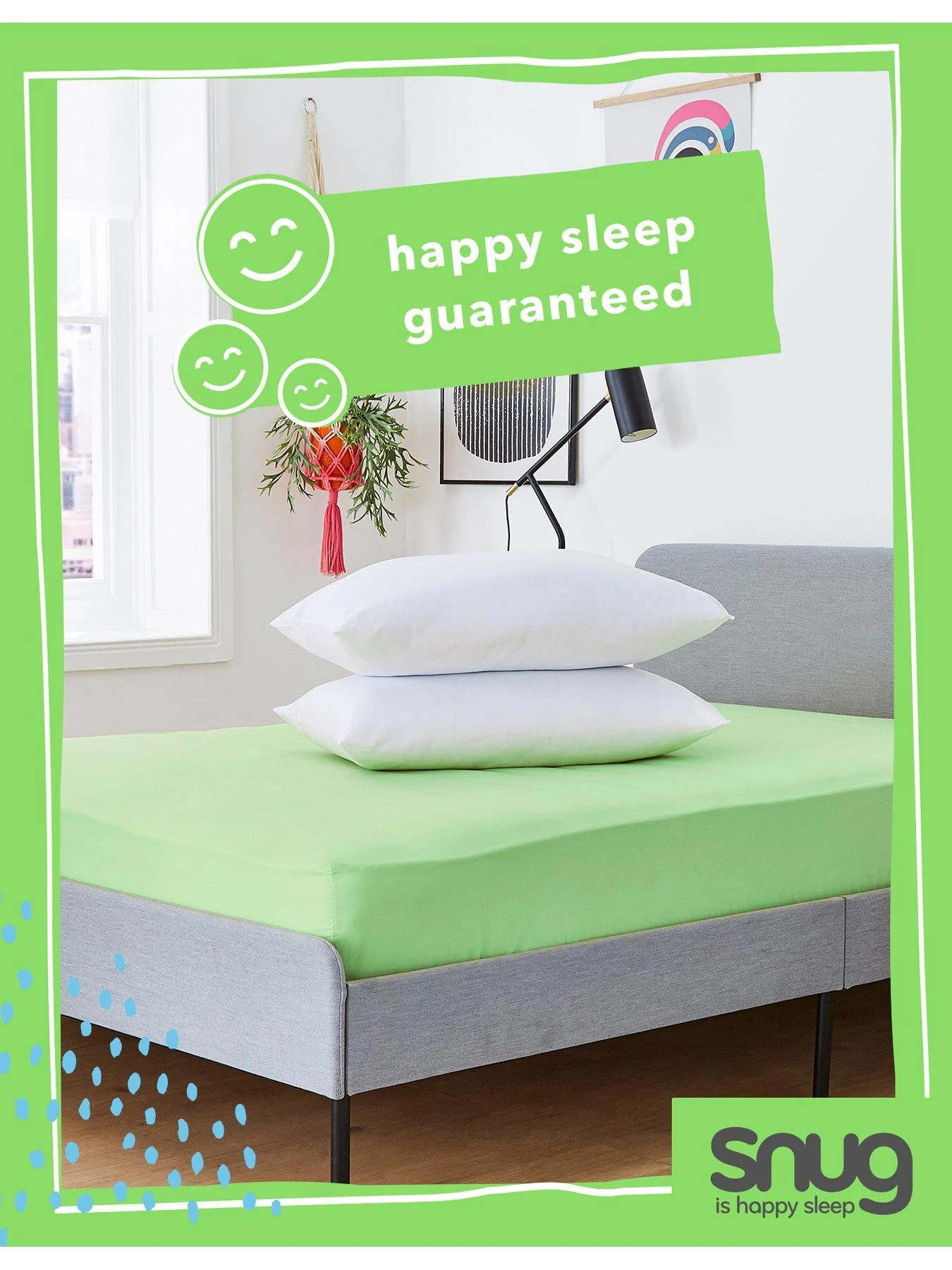 Snug Get Fresh Pillow Pair - White 6 Snug Get Fresh Pillow Pair - White - Image 6