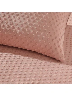 The Yard Tufted Dot 100% Cotton Duvet Cover Set -Rust-Oleum || d-c-fix || Harris Sales VIMK7 SQ3 0000000591 BLUSH SLd
