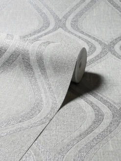 ARTHOUSE Curve Grey Wallpaper -Rust-Oleum || d-c-fix || Harris Sales VJ0NU SQ3 0000000099 N A SLd1
