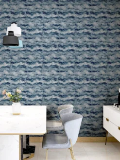 ARTHOUSE Painted Canvas Navy Wallpaper -Rust-Oleum || d-c-fix || Harris Sales VJ0O3 SQ5 0000000099 N A SLd3