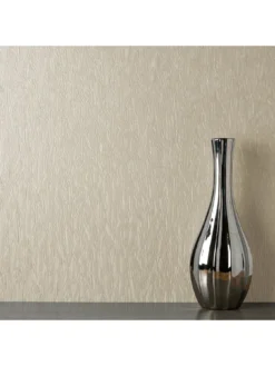 Vymura Bellagio Plain Wallpaper In Taupe