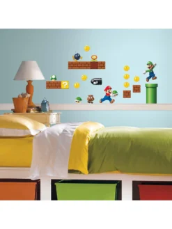 Fine Décor Super Mario Build-A-Scene Peel And Stick Wall Decal Set -Rust-Oleum || d-c-fix || Harris Sales VJ5O9 SQ3 0000000088 NO COLOR SLd1