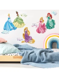 Fine Décor Disney Princess Royal Debut Peel And Stick Wall Decal Set