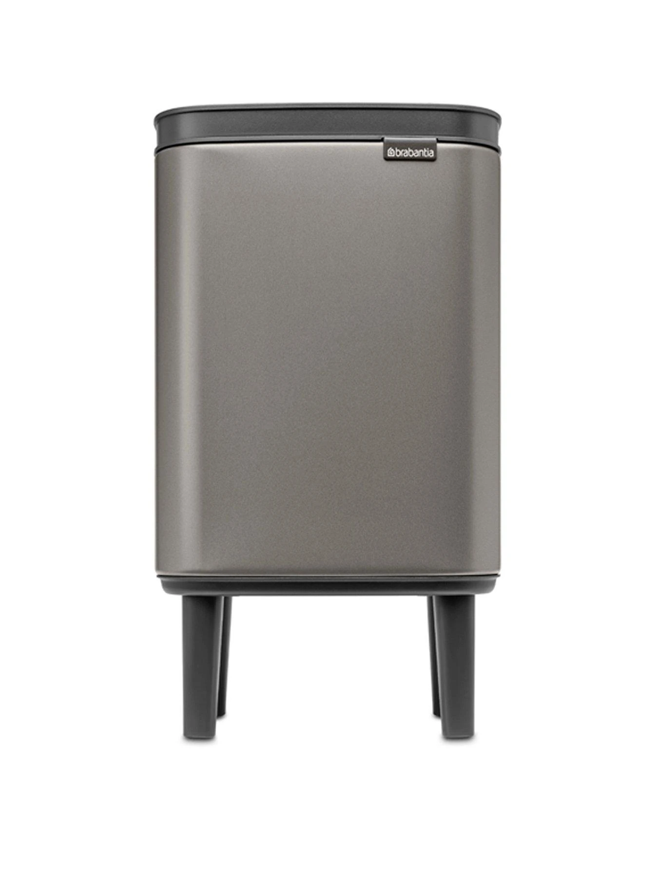 Brabantia Bo Hi 4-Litre Bathroom Bin - Platinum 1 Brabantia Bo Hi 4-Litre Bathroom Bin - Platinum