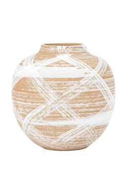 Gallery Tasmin Vase Small Reactive - Brown/White -Rust-Oleum || d-c-fix || Harris Sales VJUVN SQ4 0000000088 NO COLOR SLd2