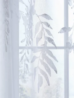 Catherine Lansfield Wisteria Floral Slot Top Voile 7 Catherine Lansfield Wisteria Floral Slot Top Voile -Rust-Oleum || d-c-fix || Harris Sales VK13P SQ4 0000000013 WHITE SLd1
