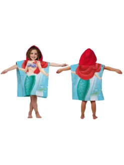 Disney The Little Mermaid Ariel Hooded Poncho Towel
