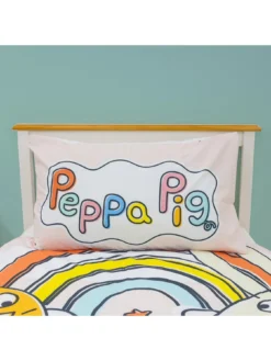 Peppa Pig Playful Single Duvet Set - Multi -Rust-Oleum || d-c-fix || Harris Sales VK2DP SQ3 0000000029 MULTI SLd