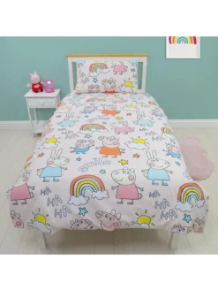 Peppa Pig Playful Single Duvet Set - Multi -Rust-Oleum || d-c-fix || Harris Sales VK2DP SQ7 0000000029 MULTI RSr1