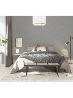 ARTHOUSE Samba Plain Silver Wallpaper -Rust-Oleum || d-c-fix || Harris Sales VKEIO SQ5 0000000035 SILVER SLd2