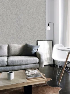 ARTHOUSE Samba Plain Silver Wallpaper -Rust-Oleum || d-c-fix || Harris Sales VKEIO SQ6 0000000035 SILVER SLd3