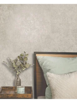 Rasch Dimension Garden Texture Wallpaper - Greige