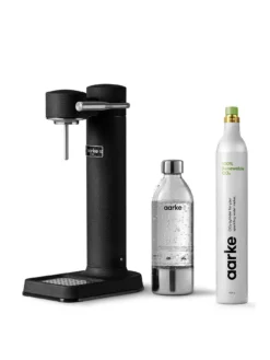 Aarke Carbonator 3 Matte Black - Sparkling Water Maker & Co2 Gas Cylinder