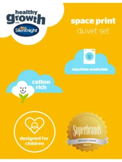 Silentnight Healthy Growth Duvet Cover Set - Space - Multi 11 Silentnight Healthy Growth Duvet Cover Set - Space - Multi -Rust-Oleum || d-c-fix || Harris Sales VKUJV SQ6 0000000029 MULTI SLd3