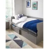 Everyday Taryn Children's Day Bed With Storage Drawers And Mattress Options (Buy And SAVE!) - Grey