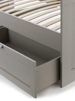 Everyday Taryn Children's Day Bed With Storage Drawers And Mattress Options (Buy And SAVE!) - Grey -Rust-Oleum || d-c-fix || Harris Sales VLBWT SQ4 0000000005 GREY SLd1