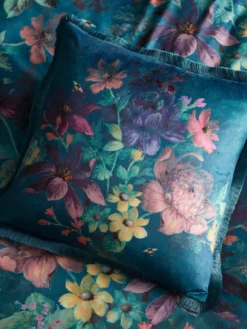 Bridgerton By Catherine Lansfield Romantic Floral Cushion -Rust-Oleum || d-c-fix || Harris Sales VLGBV SQ3 0000000082 TEAL SLd