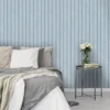 Holden D??cor Wood Slat Wallpaper - Blue