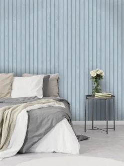 Holden D??cor Wood Slat Wallpaper - Blue