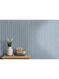 Holden D??cor Wood Slat Wallpaper - Blue -Rust-Oleum || d-c-fix || Harris Sales VMQBI SQ4 0000000099 N A SLd1