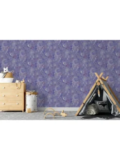 Holden D??cor Dreamcatcher Wallpaper - Purple/silver -Rust-Oleum || d-c-fix || Harris Sales VMQBV SQ3 0000000099 N A SLd