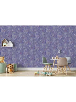 Holden D??cor Dreamcatcher Wallpaper - Purple/silver -Rust-Oleum || d-c-fix || Harris Sales VMQBV SQ4 0000000099 N A SLd1