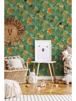 Holden D??cor Animal Kingdom Wallpaper - Green 8 Holden D??cor Animal Kingdom Wallpaper - Green -Rust-Oleum || d-c-fix || Harris Sales VMQC6 SQ4 0000000099 N A SLd1