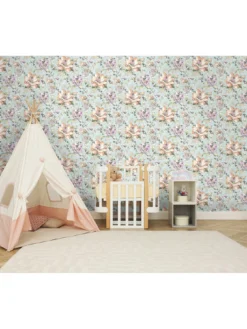 Holden D??cor Floral Fairies Wallpaper - Teal -Rust-Oleum || d-c-fix || Harris Sales VMQC7 SQ3 0000000099 N A SLd