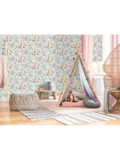 Holden D??cor Floral Fairies Wallpaper - Teal -Rust-Oleum || d-c-fix || Harris Sales VMQC7 SQ5 0000000099 N A SLd2