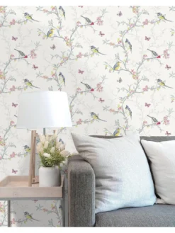Holden Décor Phoebe Wallpaper - White -Rust-Oleum || d-c-fix || Harris Sales VMQCC SQ3 0000000099 N A SLd
