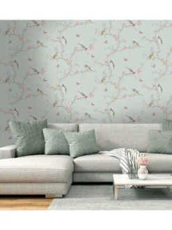 Holden D??cor Phoebe Wallpaper - Soft Teal -Rust-Oleum || d-c-fix || Harris Sales VMQCD SQ3 0000000099 N A SLd