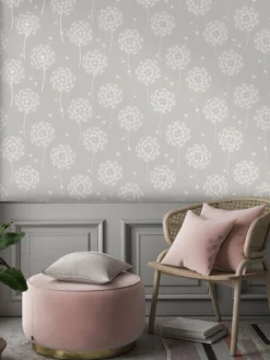 Holden D??cor Allora Wallpaper - Grey