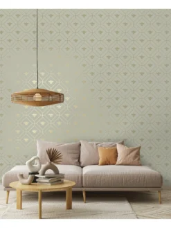 Holden D??cor Honeycomb Bee Wallpaper - Green -Rust-Oleum || d-c-fix || Harris Sales VMQCP SQ3 0000000099 N A SLd