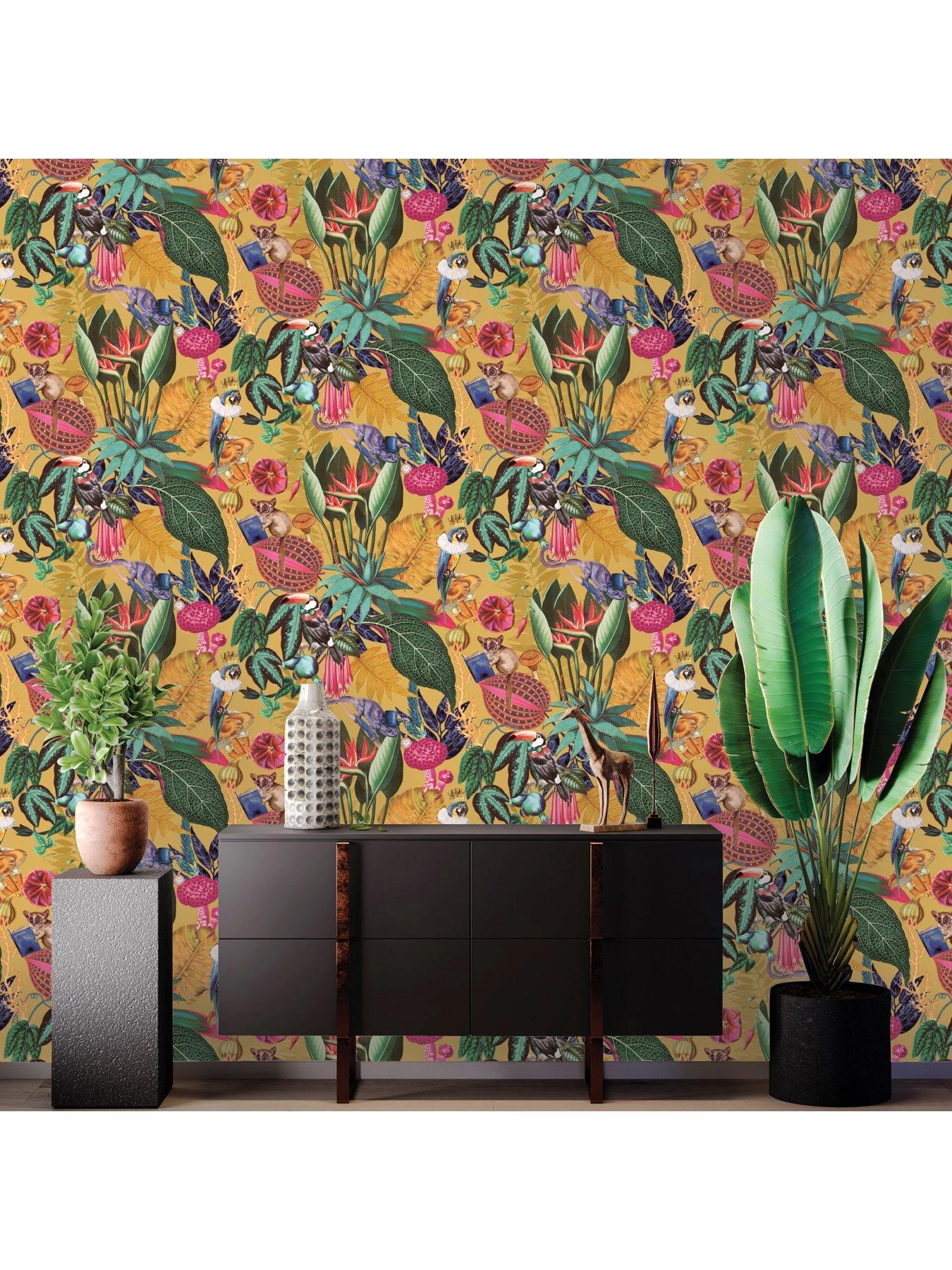 Holden D??cor Wonderland Wallpaper - Ochre 3 Holden D??cor Wonderland Wallpaper - Ochre - Image 3