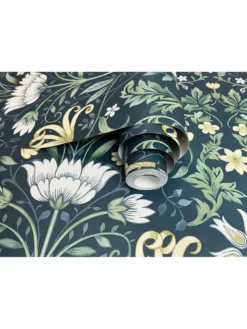 Holden Décor Vintage Floral Wallpaper -navy -Rust-Oleum || d-c-fix || Harris Sales VMQD3 SQ6 0000000099 N A SLd3