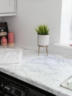 D-C-Fix Marble Grey Self Adhesive Vinyl Wrap Film - 67.5cm X 15m