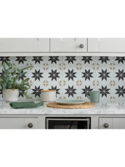 D-C-Fix Vivid Stars Dc Fix Self Adhesive Vinyl Wall Tiles -30.5cm X 30.5cm (pack 6 Tiles = 0.56sqm)