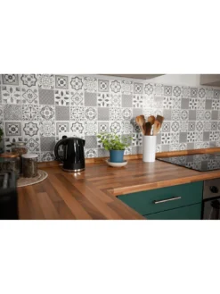 D-C-Fix Oriental Dc Fix Self Adhesive Vinyl Wall Tiles -30.5cm X 30.5cm (pack 6 Tiles = 0.56sqm)