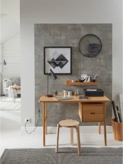 D-C-Fix Solid Concrete Dc Fix Self Adhesive Vinyl Wall Tiles -30.5cm X 30.5cm (pack 6 Tiles = 0.56sqm) -Rust-Oleum || d-c-fix || Harris Sales VMRCH SQ4 0000000099 N A SLd1