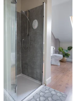 D-C-Fix Solid Concrete Dc Fix Self Adhesive Vinyl Wall Tiles -30.5cm X 30.5cm (pack 6 Tiles = 0.56sqm) -Rust-Oleum || d-c-fix || Harris Sales VMRCH SQ7 0000000099 N A SLd4