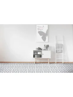 D-C-Fix Cubia Pattern Dc Fix Self Adhesive Vinyl Floor Tiles -30.48cm X 30.48cm (pack 11 Tiles = 1sqm) -Rust-Oleum || d-c-fix || Harris Sales VMRCX SQ6 0000000099 N A SLd3
