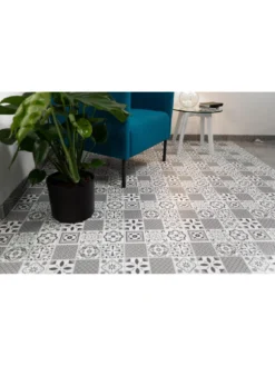 D-C-Fix Oriental Tiles Dc Fix Self Adhesive Vinyl Floor Tiles -30.48cm X 30.48cm (pack 11 Tiles = 1sqm) -Rust-Oleum || d-c-fix || Harris Sales VMRCZ SQ5 0000000099 N A SLd2