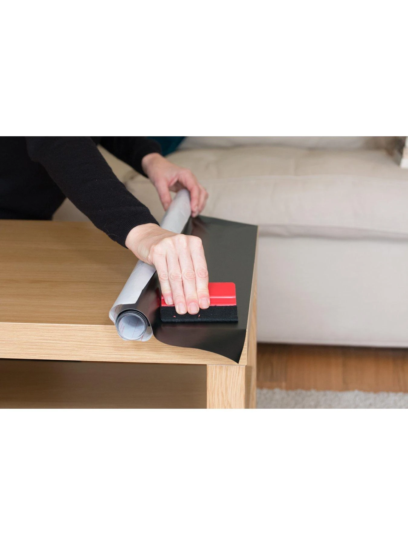 D-C-Fix Matt Black Self-Adhesive Vinyl Wrap Film – 67.5 Cm X 5 M 3 D-C-Fix Matt Black Self-Adhesive Vinyl Wrap Film – 67.5 Cm X 5 M - Image 3