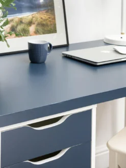 D-C-Fix Matt Midnight Navy Self-Adhesive Vinyl Wrap Film – Contains Five 67.5 X 200 Cm Rolls