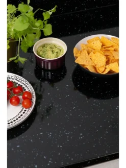 D-C-Fix Black Granite Quartz Self Adhesive Vinyl Wrap Film - 67.5cm X 15m -Rust-Oleum || d-c-fix || Harris Sales VMRE9 SQ3 0000000099 N A SLd