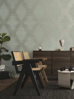 Superfresco Easy Serenity Geo Wallpaper -sage